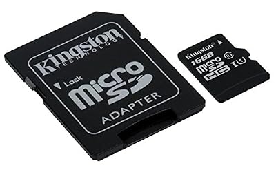 Kingston SDCS/16GB MicroSD Canvas Select 16GB UHS-I Classe 10 avec Vitesse de Lecture Allant Jusqu’à 80Mo/s (Avec Adaptateur SD ) - Donnez Vie à Vos Vidéos HD