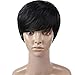 Produktbild TIREOW Perücke Mode Erwachsene Männer Guy Kurz Perücke Boy Band Perücken Schwarz Perfekt für Karneval Party