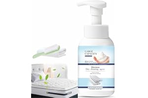 VOKKRV Mattress Cleaner Stain Remover,Nettoyant Matelas A Sec,DéTachant Matelas,Ettoyant Tissu Canapé,NéTtoyant Puissant Pour MatéLas Jaune,éLimine MêMe Les Vieilles Taches Sans Effort(1)