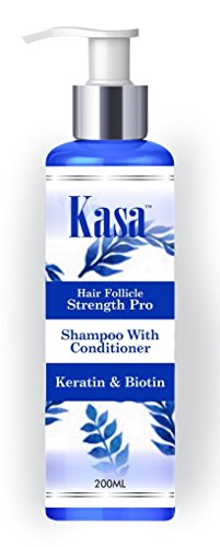 KASA Shampoo with Conditioner Hair Follicle Strength Pro[ with Keratin & Biotin] 200 ml RS.332 (45.00% Off) - Amazon