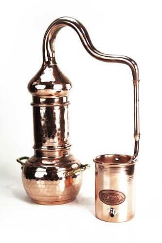"CopperGarden®" Destille ✿ Kolonnenbrennerei 0,5 Liter ✿ völlig legale Schnapsbrennerei ✿ Ideal auch zur Herstellung von Hydrolaten und ätherischen Ölen