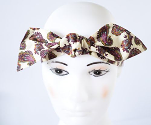 PAISLEY JAPANESE POP KAI USAMIMI BUNNY EARS HEAD SCARF BY ANNA KAWAII