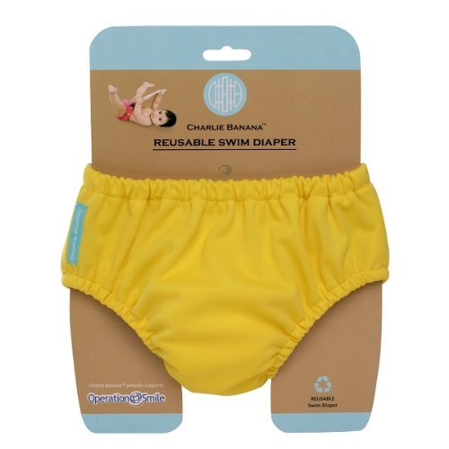 Charlie Banana Swim Diaper (Large 21-27 lbs, Yellow) Color: Yellow Size: Large 21-27 lbs