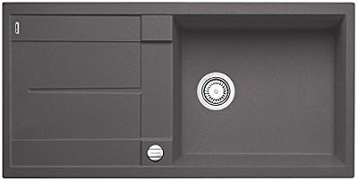 Blanco Metra 6 S Évier en Silgranit PuraDur, anthracite, gris, 518881