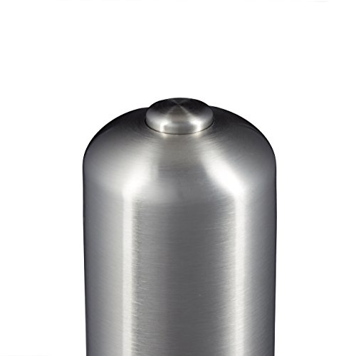Relaxdays Elektrische Pfeffermühle groß, Edelstahl, Keramikmahlwerk, batteriebetrieben, silber - 6