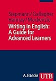 Image de Writing in English: A Guide for Advanced Learners (UTB M / Uni-Taschenbücher)