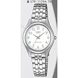 Casio Damen-Armbanduhr Analog Edelstahl silber LTP-1129A-7BEF