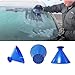 Produktbild Eiskratzer Eisschaber Auto Windschild Messigschaber Auto Schneeräumung Scraper Schaufel Fensterreinigungs Defroster Windschutzscheibe schneebesen Round Magic Cone-Shaped Ice Scraper Werkzeug (BU)