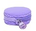 Produktbild Lukis Damen Mädchen kleine Silikon Geldbörse süße Macarons Münzen Beutel Portemonnaie Geldbeutel (lila)