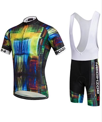 Rare Colorful Graffiti Short Sleeve Strap Riding Suit Volleyball Gauze Fabric , s