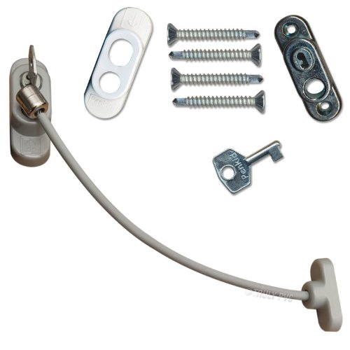 Penkid Safety Window Restrictor (Multiples Box of 5, Grey/ Silver)