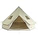 Produktbild 10T Camping-Zelt Desert 8 Tipi mit XXL Schlafbereich für 4 - 8 Personen Outdoor Familienzelt aus Baumwolle (Mischgewebe 35/65), Pyramidenzelt Idianerzelt mit Wohnraum, eingenähte Bodenwanne, wasserdicht