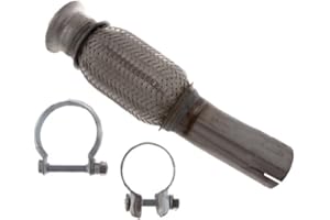 FA1 Flexrohr Auspuff Abgasrohr Ø50mm 150,0mm Rohrverbinder:Flexibel mit Befestigungsmaterial KF210015