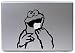 Produktbild Hellweg Druckerei Decal in deiner Wunschfarbe MacBook Air Pro 15" für Krümelmonster Sesamstraßen Fans 18x20 cm Laptop Aufkleber Sticker