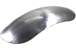 YECNECTY Unpainted Silver Universal Motorcycle Mudguard Scooter Short Front Fender Mudflap for KTM Honda Yamaha Benelli Victory