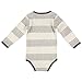 Small Rags Real Unisex Long Sleeved Body Cream/Grey Stripe 18 months (86 cm) 60087