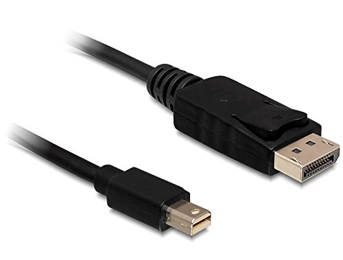 DELOCK Kabel mini DisplayPort 1.2 Stecker > DisplayPort Stecker 0,5 m schwarz 4K