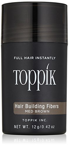 TOPPIK Hair Building Fibers, Medium Brown 12 g