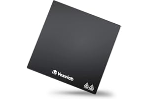 VOXELAB PEI Magnetic and Flexible Build Plate for Aquila Series, Aquila Build Plate 235 * 235mm Size for Aquila/Aquila C2/Aquila X2/Aquila S2/Aries 3D Printer (Glass Build Plate)