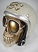 Produktbild Totenkopf Schädel Helm Sonnenbrille 13 x 15 cm Mütze Gothic Figur Deko GPU SK204