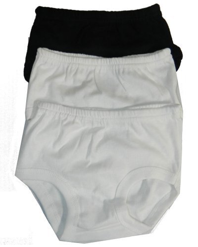 3485 Rabbit Skins Infant Diaper Cover - Black - 12M,6 Months,3 Pack: Black/White/White Color: 3 Pack: Black/White/White Size: 6 Months