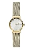 Skagen Damen-Armbanduhr Analog Quarz One Size, silberfarben, Gold