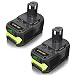 Produktbild [2 Stück] FLAGPOWER 18V 5,0Ah RB18L40 Ersatz Akku für Ryobi ONE+ Akku RB18L50 RB18L25 ABP1801 P104 P105 P102 P103 P107 P108 Li-ion Ersatzakku Werkzeug Batterie
