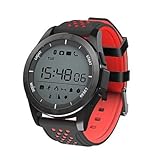Lemumu HHY neue F3 Smart Watch Bracelet Multifunktionshebel Fitness Übung Höhenmessung Druck UV-leuchtend Wasserdicht 30 Meter wasserdicht, Orange
