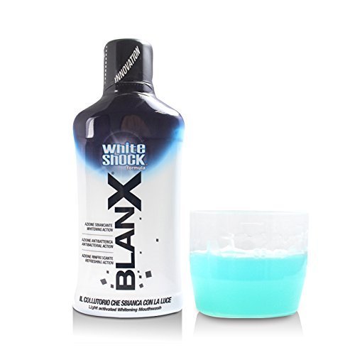 Blanx White Shock Mouthwash 500 Ml by COSWELL SpA