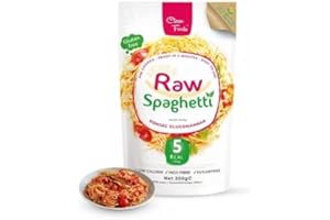 CLEAN FOODS 3 x CleanFoods 5 Calorie Konjac nouilles l Spaghetti 200g paquet I Konjac Glucomannane I végétalien sans gluten sans gras sans sucre I prêt en 2 minutes