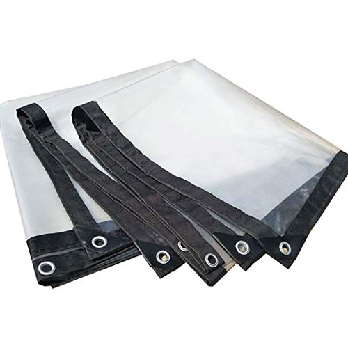 Preisvergleich Produktbild DPPAN Tarps Schwere Wasserdichte, transparente Plane Wasserdichte Poly Tarp-Abdeckung, Zelt Shelter Tarp-Abdeckung für Boot, Wohnmobil oder Pool,3x5m