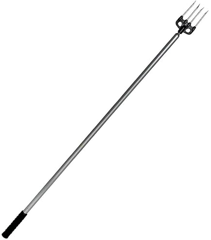 Raffio Tana Salvimar In Acciaio Inox - 50 Cm, Impugnatura Ergonomica, Nero - Foto 2