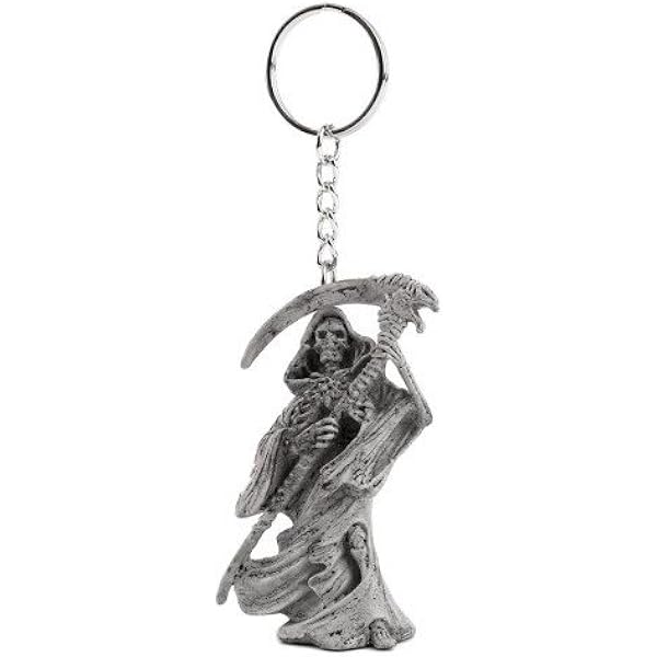 Familienkalender Der Tod Sensenmann Skelett Mit Sense Und Umhang Schlusselanhanger Amazon De Spielzeug