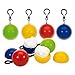 Produktbild Toweter Satz von 5 Stück Einweg Notfall Regenmäntel Portable Haken Poncho Ball