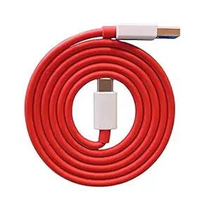 Type C USB Cable for Xiaomi Poco M2 Pro USB Cable | Data Sync Cable | Rapid Quick Dash Fast Charging Cable | Charger Cable | Type-C to USB-A Cable (3.1 Amp, 1 Meter/3.3 Feet, DS3, Red)