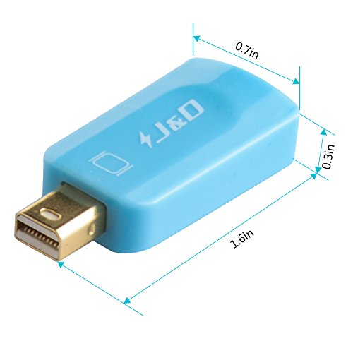 Mini DP auf HDMI, J&D Goldbeschichteter Mini Displayport (Thunderbolt) auf HDMI Kabel Adapter - 4