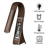 nachttischlampe led amazon 【Flexiblem Schwanenhals】Tischlampe mit verstellbarem Leselicht und flexiblem Schwanenhals für verschiedene Beleuchtungswinkel, Verstellbereich: 150 Grad.