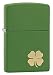 Produktbild Zippo Shamrock Feuerzeug – Grün Matt