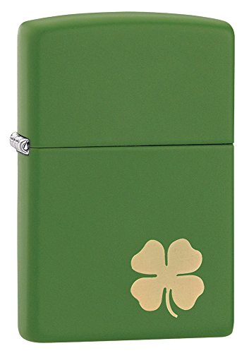 Preisvergleich Produktbild Zippo Shamrock Feuerzeug – Grün Matt