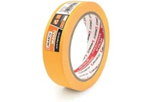 MIARCO 30564 - Cinta de enmascarado de papel de arroz para decoración Cinta Washi precisión 24mm x 45m