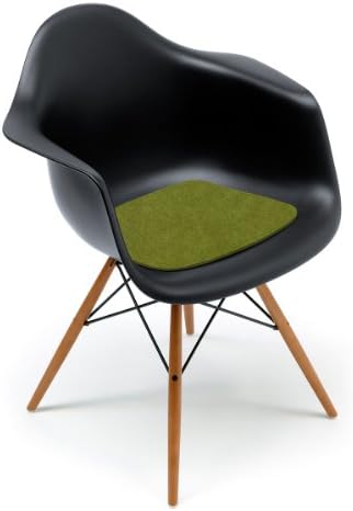 Hey Sign Felt Lining For Eames Plastic Arm Chair, Green with Non-Slip Coating 5 mm Thickness