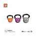 Produktbild LiveUP Sports - Vinil Kettlebell 4 kg PVC, Kettlebells Vinyl Gewicht Hantel Krafttraining Kugelgewicht