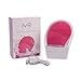 MelodySusie® Sonic Facial Cleansing Brush, Cleanser & Massager Silicon Vibrating Waterproof Facial Cleansing System (Rose)