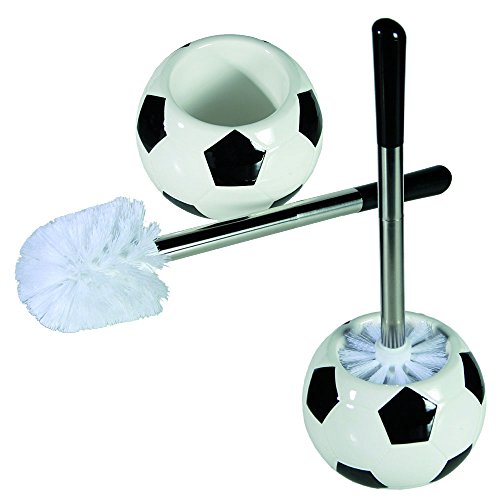 Preisvergleich Produktbild Preis am Stiel Toilettenbürste ''Fußball'' / Fanartikel / WC - Zubehör / Weltmeisterschaft / Fußball WM / Badezimmer Dekoration / Geschenk für Männer / WC - Bürste / Fan Zubehör / Badaccessoires