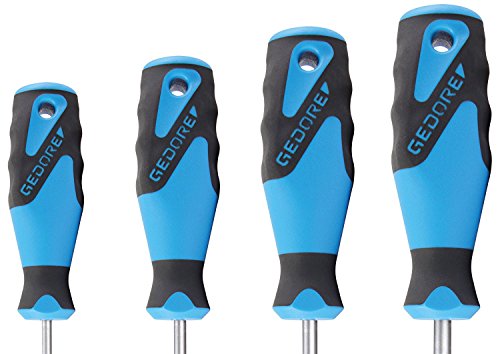 GEDORE 3K-Schraubendreher-Satz PH-06 / 6-tlg. Schraubenzieher-Set für Schlitzschrauben (4 / 5,5 / 6,5 / 8) & Phillips-Kreuzschlitzschrauben (1 / 2) mit Klingen aus Vanadium Stahl - 2