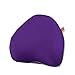 Produktbild QIHANGCHEPIN Kissen, Memory Foam Pillows Rückenkissen Lordosenstütze für Auto-Home-Office-Stuhl, ergonomisches orthopädisches Design entlasten Rückenschmerzen und Ischias (Farbe : Purple)