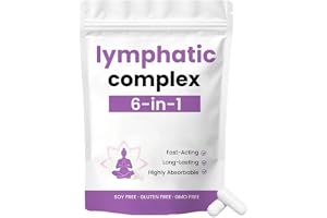Lymph Complex 6 i 1 - minskar uppblåsthet - Detoxifierar | Förbättrar kroppens cirkulation, jämnar ut huden, stöder systemisk avgiftning och eliminerar uppblåsthet