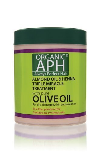APH Almond Oil & Henna Triple Miracle Treatment with pure Olive Oil