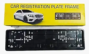 Car Number Plate Frame Set of Two (Front and Back) | Car Number Plate Frame Size 20.2