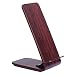 Produktbild niceEshop(TM) Schnelles Drahtloses Ladegerät 2 Spulen Drahtloses Ladegerät Holzmaserung A8 für IPhone 8/8 Plus, IPhone X, Schnelles Drahtloses Laden für Samsung Note8 S8 S8 + S7 S7 Edge S6 Edge + Note5